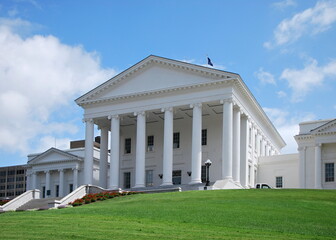 Obraz premium State Capitol in Richmond, der Hauptstadt von Virginia