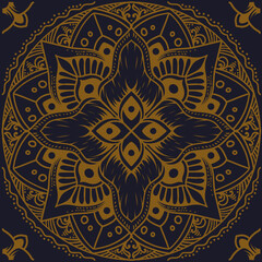 vintage beautiful mandala floral background