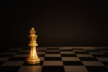 Image of chess game. Business, competition, strategy, leadership and success concept