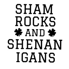 shamrocks and shenanigans st patricks inspirational quotes, motivational positive quotes, silhouette arts lettering design