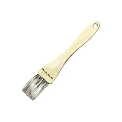 Watercolor wooden pastry brush