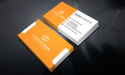 Simple modern business card