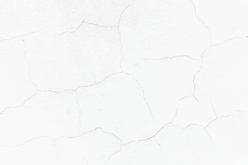 White cracked wall vector background