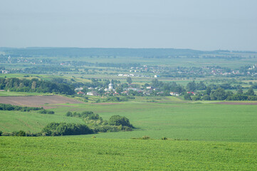 Fototapeta premium Beautiful summer countryside landscape in Europe