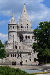 The Fisherman's Bastion in Budapest, Hunagry.