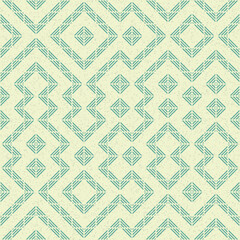 Fototapeta premium Abstract Geometric Pattern generative computational art illustration