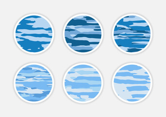 Camouflage abstract cover story instagram