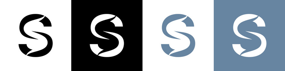Elegant S Letter Logo Design. Vector Logo Symbol Multipurpose Template for Luxury Brands.