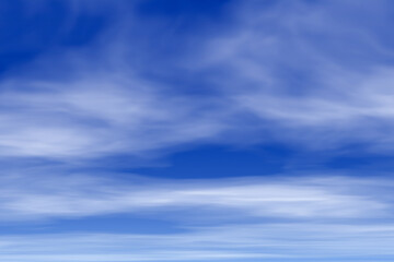 Blue sky with clouds. Vector illustration