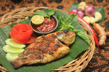 grilled meat with vegetables