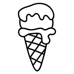 single scoop icecream