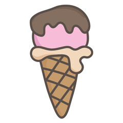 single scoop icecream