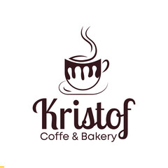 Coffee Shop Logo Design Template For Restaurant Business