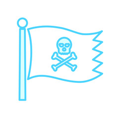 Obraz premium Illustration Vector Graphic of Skull icon