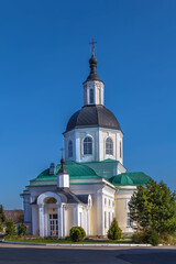 Fototapeta na wymiar Holy Image of the Saviour Not Made by Hands monastery, Klykovo, Russia