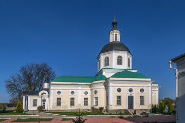 Fototapeta na wymiar Holy Image of the Saviour Not Made by Hands monastery, Klykovo, Russia