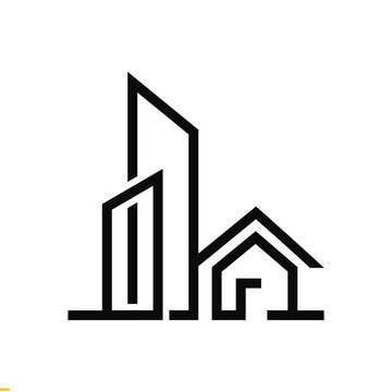 Real estate Logo Design Template For Business And Company