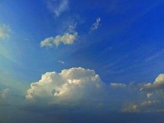 blue sky with clouds