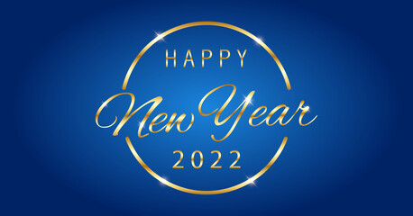 Obraz premium 2022 Happy New Year