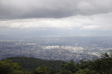 Chiangmai view from top of Pui mountain
