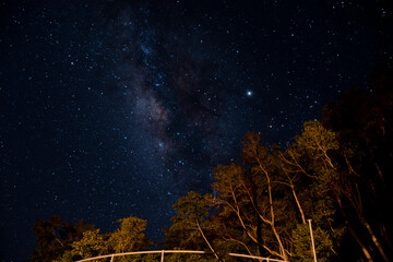 milky way during a clear sky