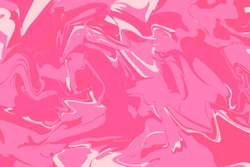Pink Marble Ink Pattern Abstract Background. Vector