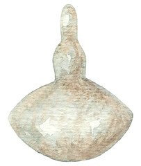 Seamless pattern. Hand painted Christmas Toys.