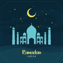 Obraz na płótnie Canvas Flat Ramadan Kareem Illustration_15