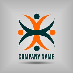 Vector logo Illustration, Abstract emblem, design concept, logo, logotype element for template.
File EPS.