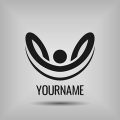 Vector logo Illustration, Abstract emblem, design concept, logo, logotype element for template.
File EPS.