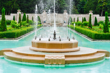 Fountain in English Gardens