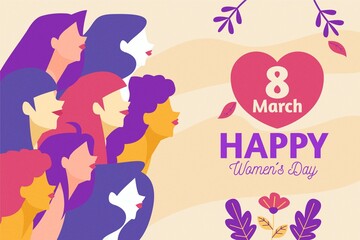 Plakat International Women Day Illustration