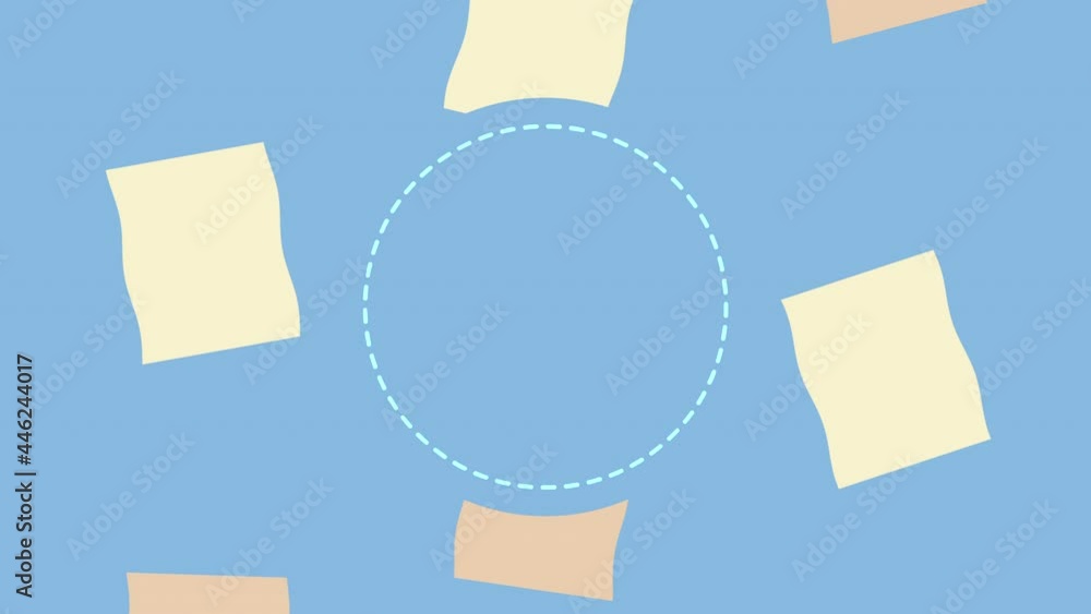 Poster paper documents sheets pattern icons