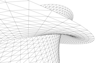 abstract geometric shape 3d