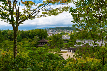 Ginkakuji Temple in Kyoto Japan