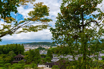 Ginkakuji Temple in Kyoto Japan