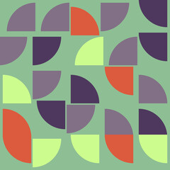 Abstract Geometric Pattern generative computational art illustration