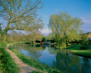 Fototapeta na wymiar Basingstoke Canal Hampshire