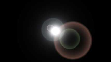 Overlay, flare light transition, effects sunlight, lens flare, light leaks. High-quality stock image of warm sun rays light effects, overlays or golden flare isolated on black background for design