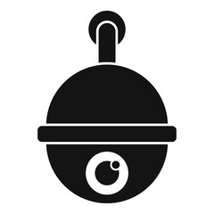 Security camera icon simple vector. Video camcorder