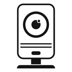 Web camera icon simple vector. Video camcorder