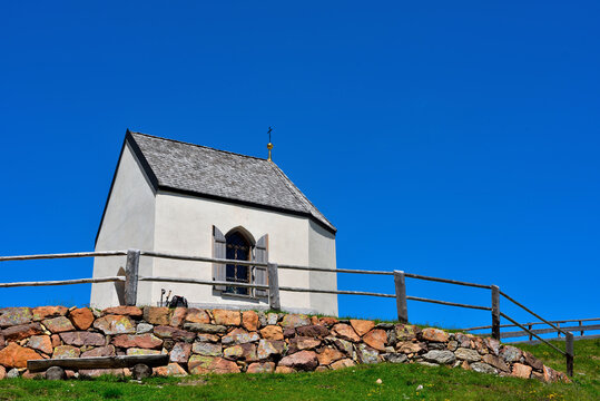 alpe di villandro church of the dead south tyrol italy