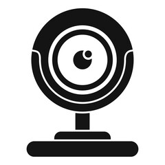 Gaming web camera icon simple vector. Video camcorder