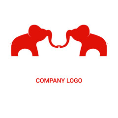 Vector elephant logo
