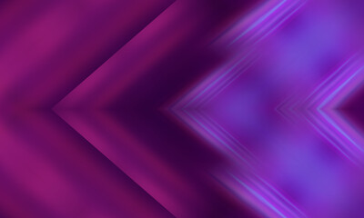 Obraz premium Empty dark abstract background with ultraviolet geometric lines. Neon glow.