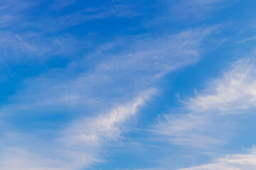 Naklejka na ściany i meble aerial nature scenic view of blue skt white clouds simple photography