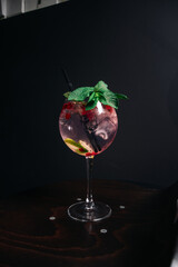 cocktail with cherry