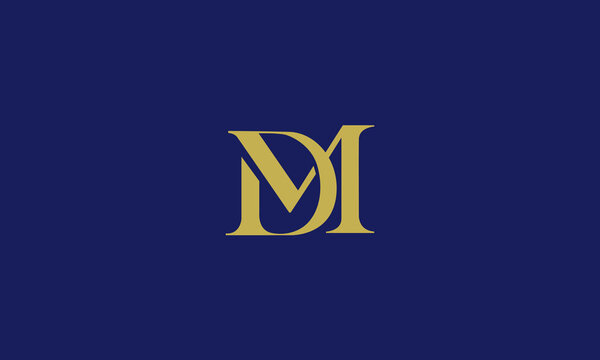 logo letters dm