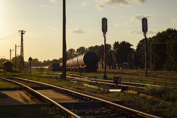postój cysterny na torach w Suwałkach © Karol Stankiewicz