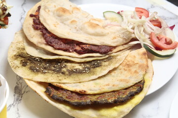 Assorted Persian food